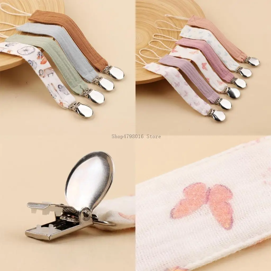 

6Pcs Baby Pacifier Clip Infant Newborn Dummy Chain Pacifier Strap Chain Clip