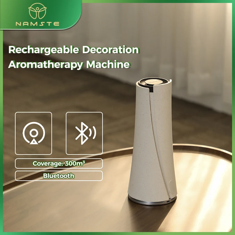 NAMSTE Rechargeable Easy Button Bluetooth Control Aromatherapy Decorative High Quality Applicable Area 300m³ Scent Diffuser