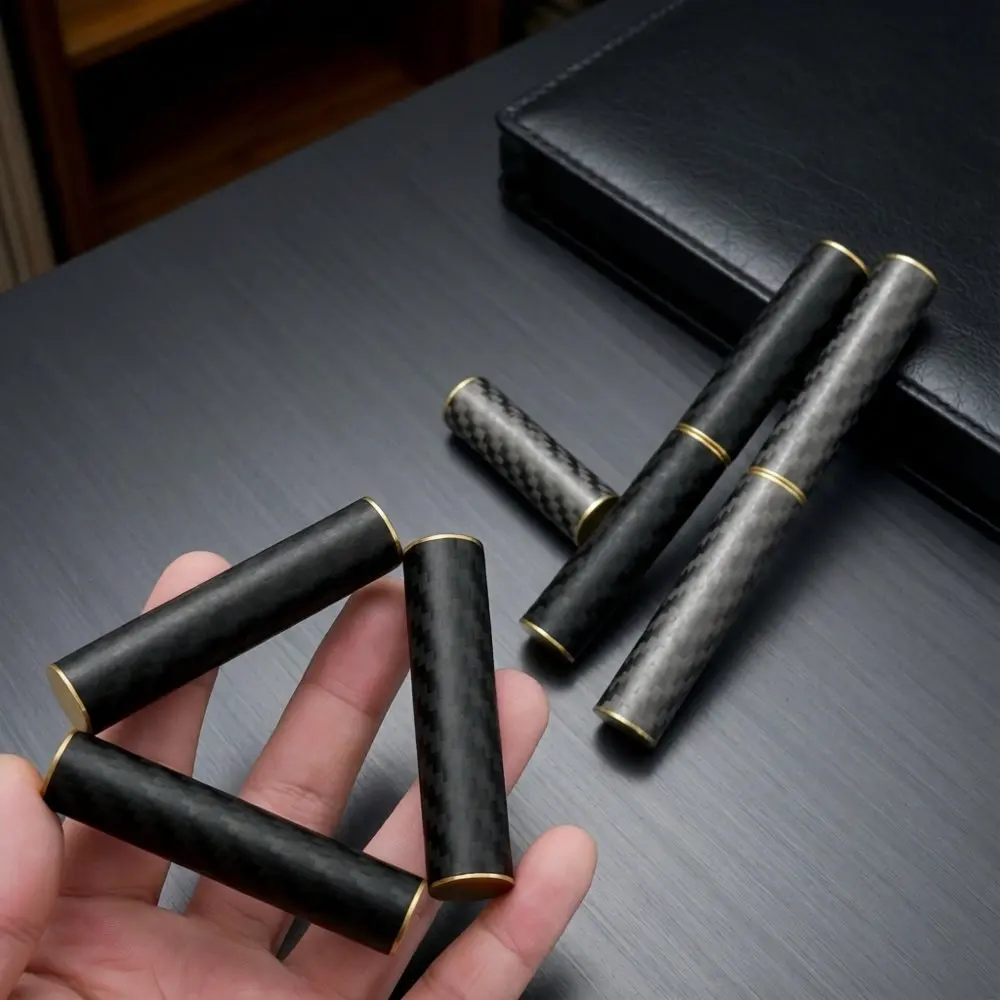 EDC Palm Magnetic 3-Section Carbon Fiber Stick Handheld Fidget Stress Relief Toy Adults Kids Travel Sensory Christmas Gift