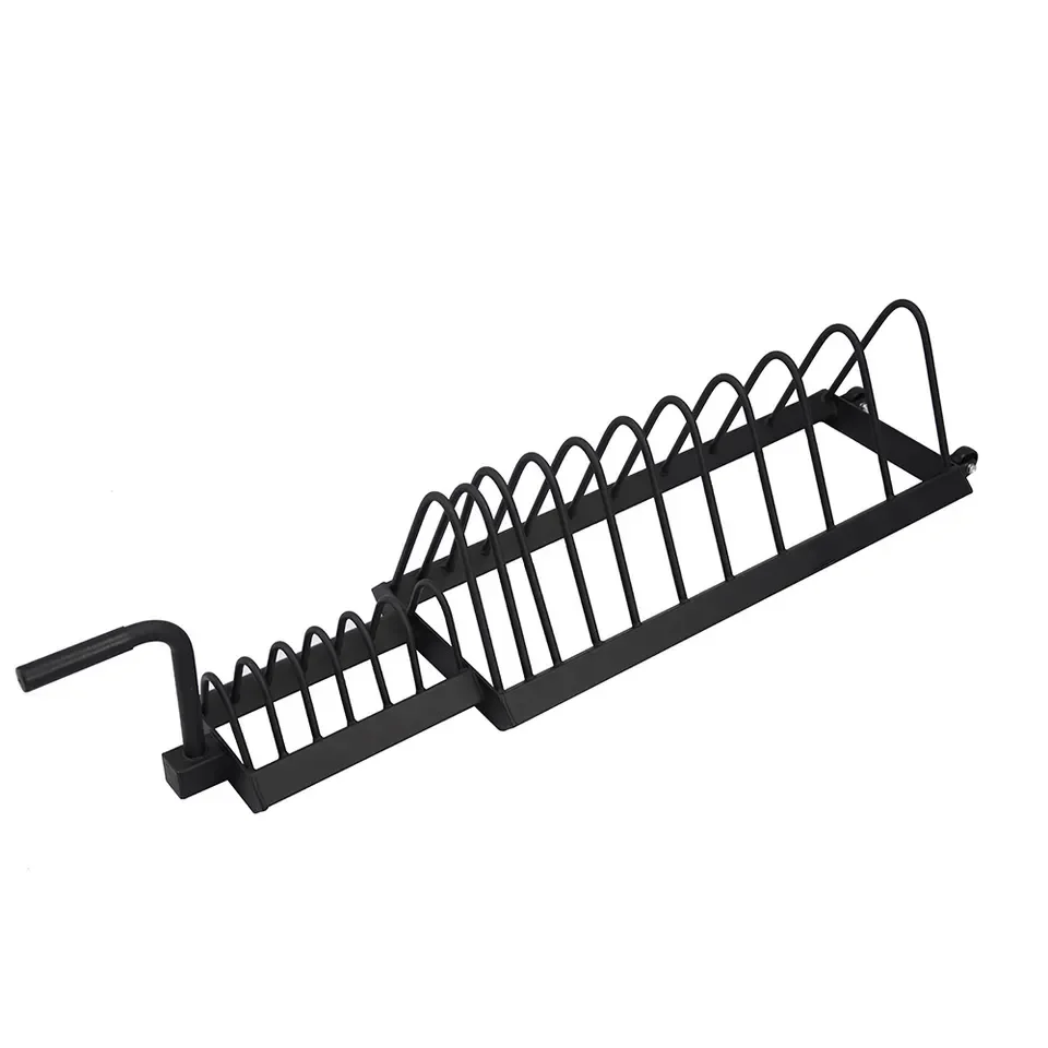 ชั้นวางของแนวนอน รถเข็นเก็บของในโรงยิม รถเข็นเก็บของเคลื่อนที่ ชั้นวางบาร์เบลแบบเคลื่อนย้ายได้