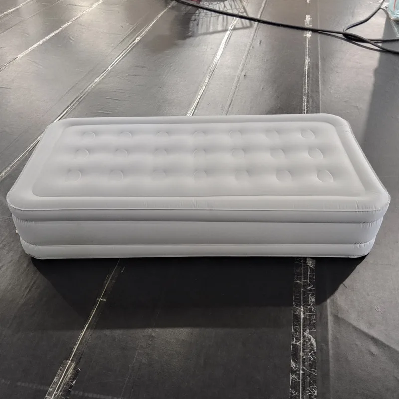 New inflatable single sticker high bed built-in battery pump three-layer high bed factory production spot straight hair