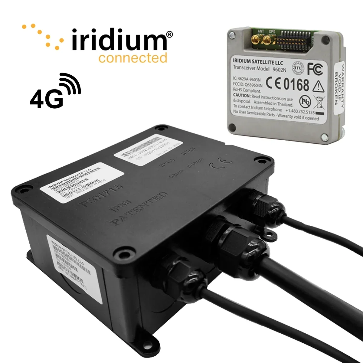 

Waterproof IP68 GPS satellite tracking tracker for remote locations Iridium/GPRS hybrid2025