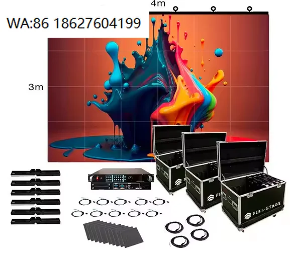 smd rgb full color LED module Ip65 Outdoor P2 P26 P29  X 4m Large Rental Stage Led Screen for Concert Indoor Portable P391 Re