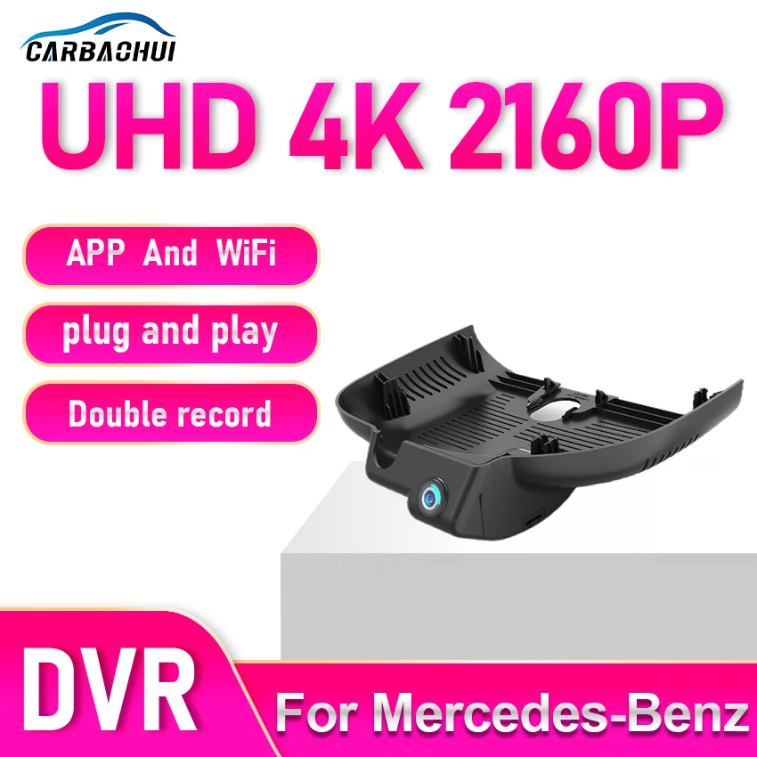 Dash Cam For Mercedes-Benz gla 200 220 cdi 2023 2024 2025 for MB gla200 gla 220 4K 2160P Factory Look Car DVR WIFI APP Connect