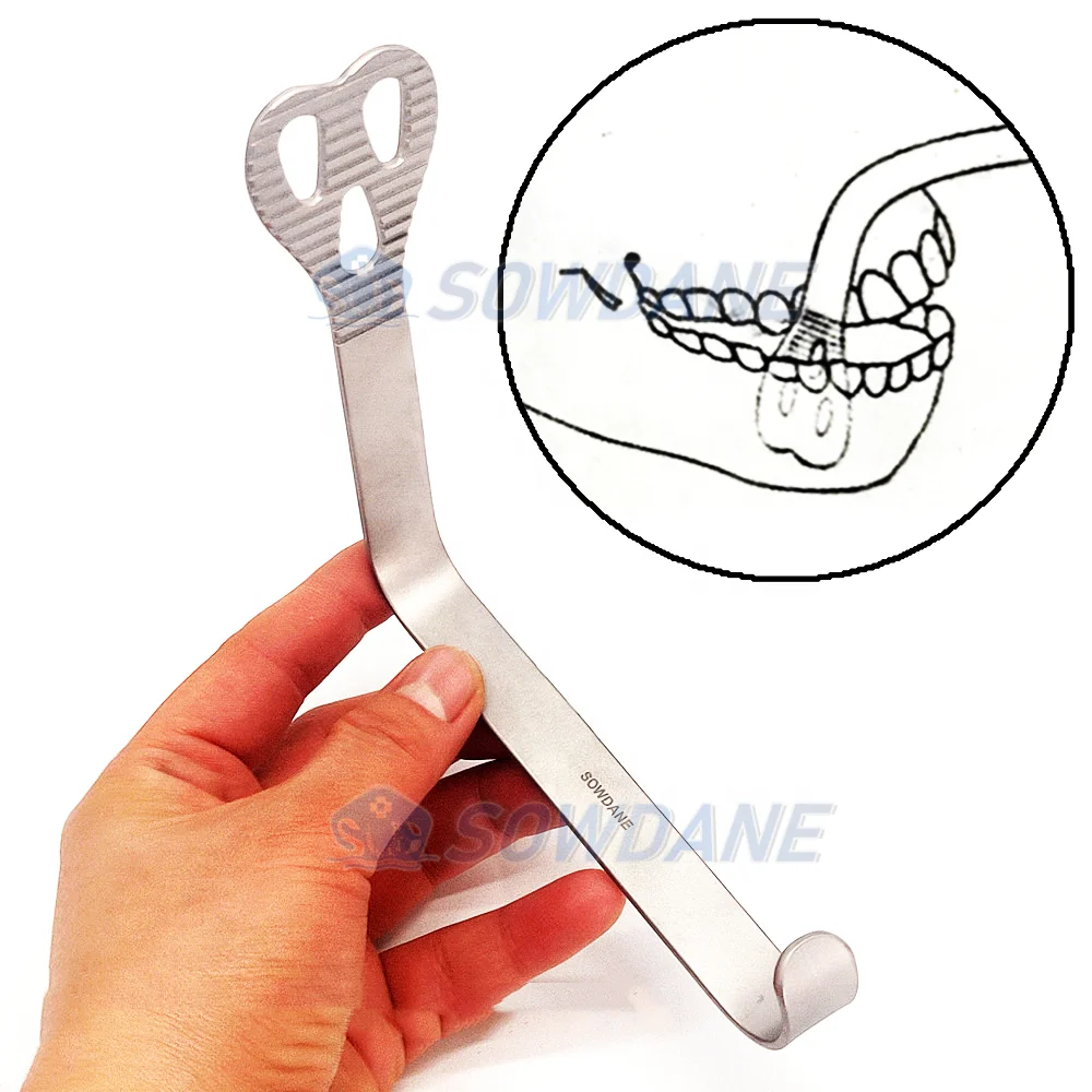 B Lab Lingual Isolation Retractor Mouth Retractor  Mouth Gag Orals Mouth Opener Labs Wider Retractor Implant Tools