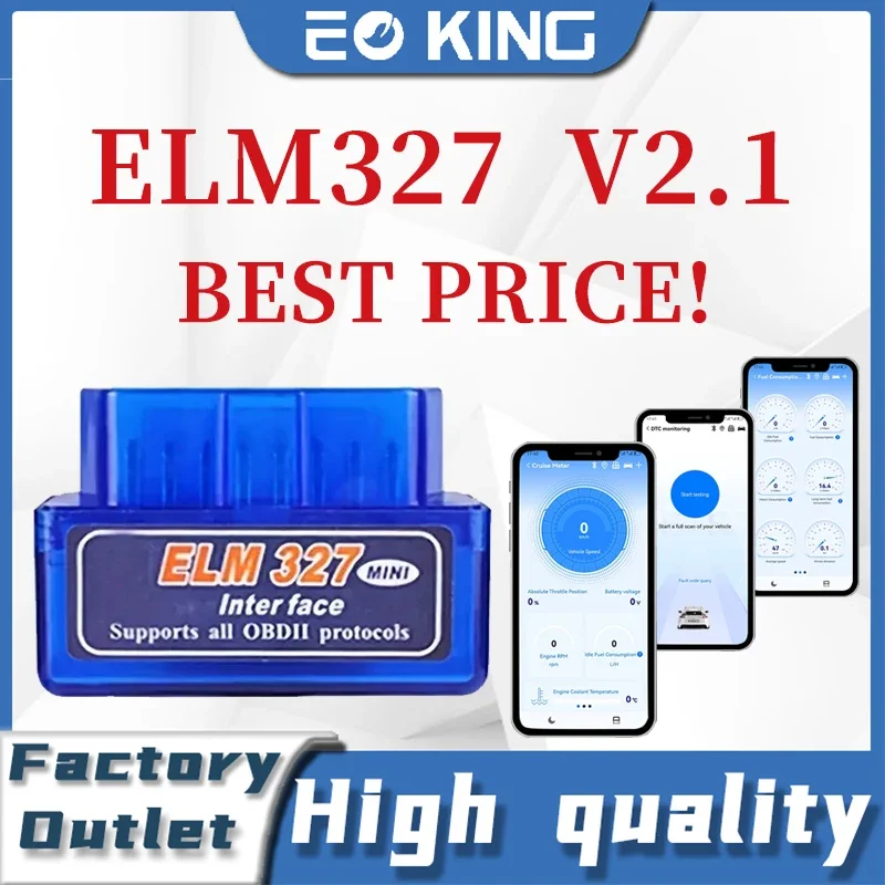 Mini Bluetooth ELM327 V2.1 V1.5 Auto OBD Scanner Code Reader Tool Car Diagnostic Tool Super ELM 327 For Android OBDII Protocols