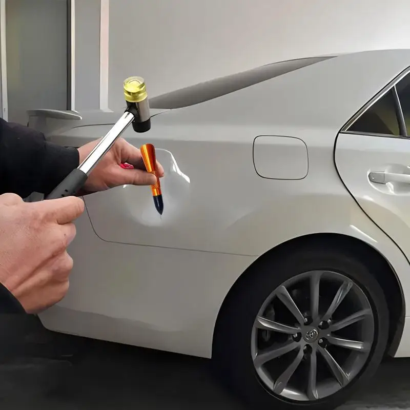 Dent Repair Tool Kits 9pcs Car Dent Puller Repair Tool Kit Dent Lifter Puller For Car Large Small Ding Hails Dent Removal Auto