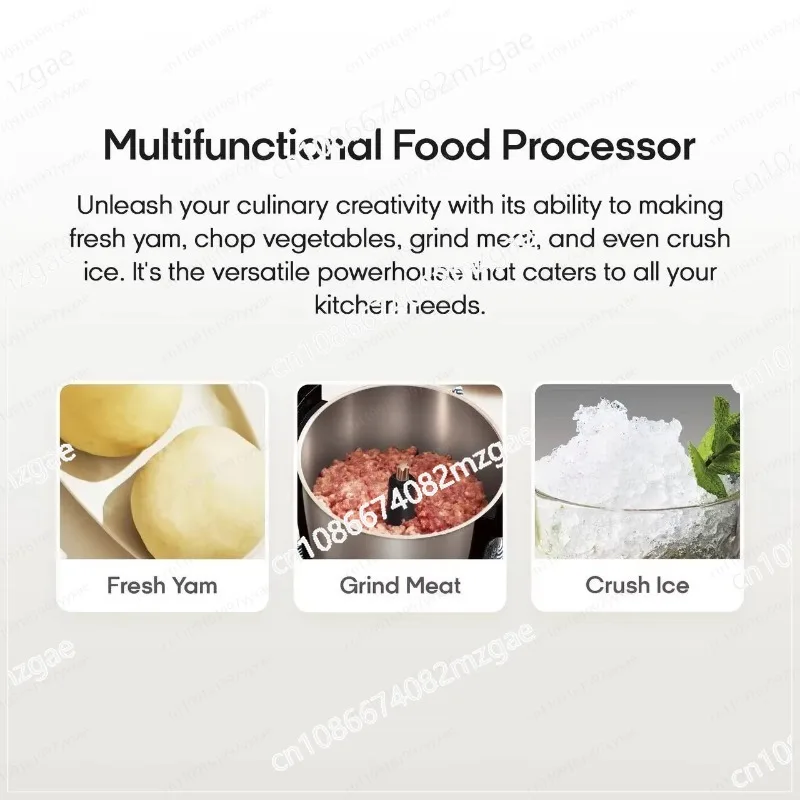 Commercial portable mixer, high-power multi-function cooking machine