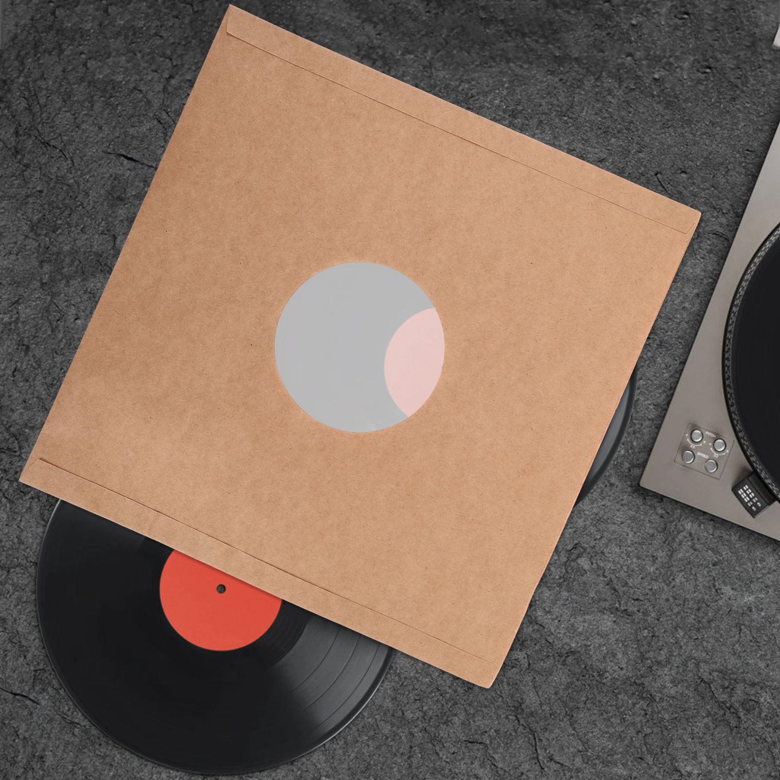 

Vinyl Record Bag Album Protector Sleeves Anti- Brown Paper Blank Protection