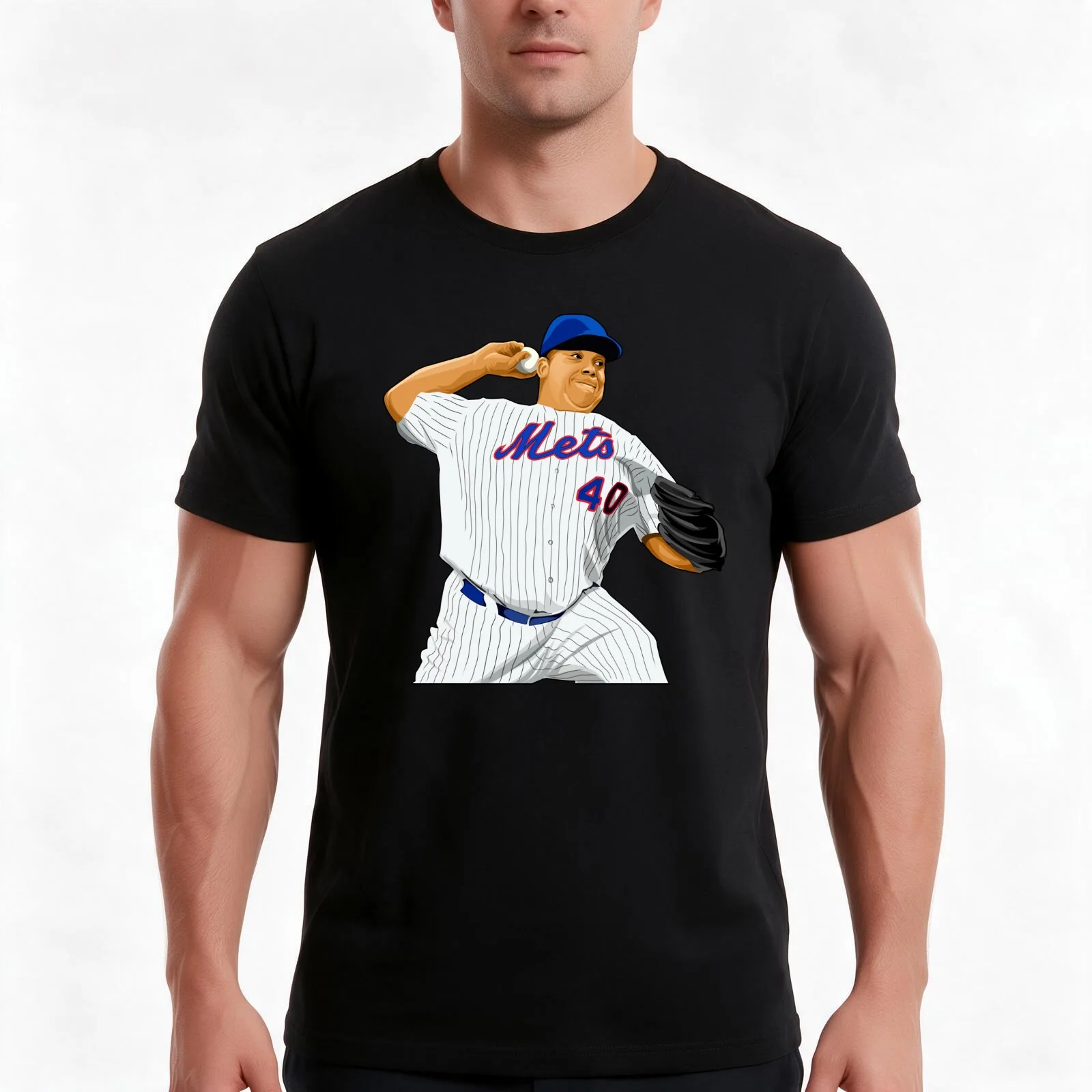 Bartolo Colon #30 Pitching T-Shirt Summer Casual Cotton Tee Oversized Streetwear Tops Vintage Graphic Print Unisex Men Women