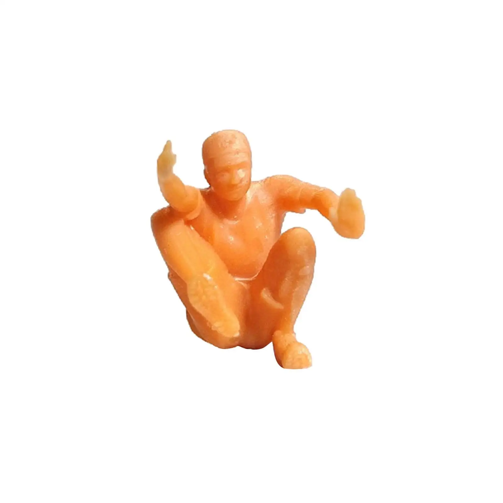 6x escala 1/64 figuras de personas trepadoras Dioramas adorno de escritorio personas E