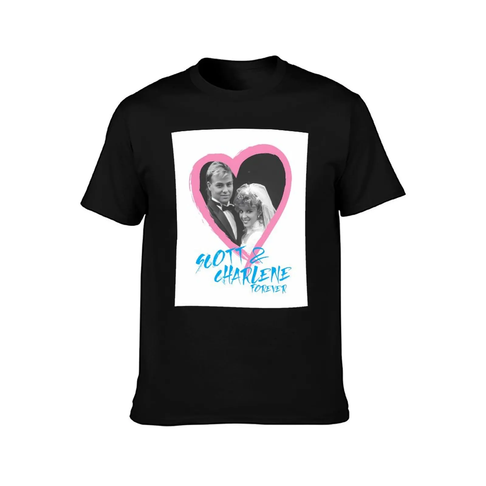 Sc.ott and Ch.arlene Forever T-Shirt Summer Casual Cotton Tee Oversized Streetwear Tops Vintage Graphic Print 100% Cotton