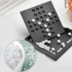 Kids and Adult Board Game Puzzle Toy Single Player Strategic Checkers Board Game for Intellectual Development 24BD
