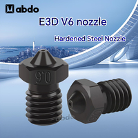 E3D Nozzle 0.2/0.4/0.6/0.8mm Hardened Steel nozzles for Titan Extruder Prusa i3 MK3 MK3+ E3D V6 Nozzle 3D Printer Accessories