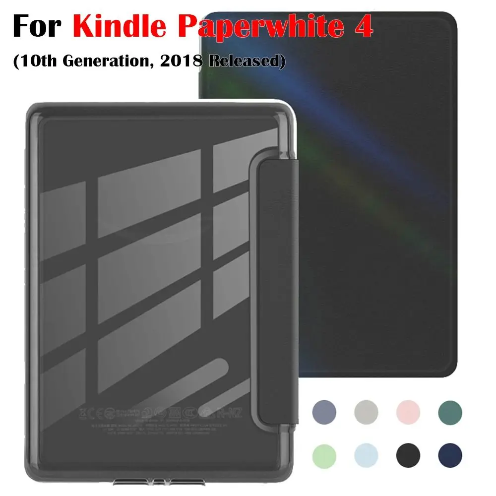 

Автоматический пробуждение/сна, 6-дюймовый чехол для электронного чтения, противоударный, износостойкий, PQ94WIF, умный кожаный чехол для Kindle Paperwhite 4, 10-го поколения 2018