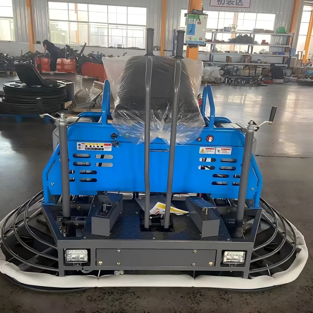 1000mm 100cm Concrete Driving  Leveler Power Trowel  Engine Mechanical Drive Concrete Ride on Power Trowel