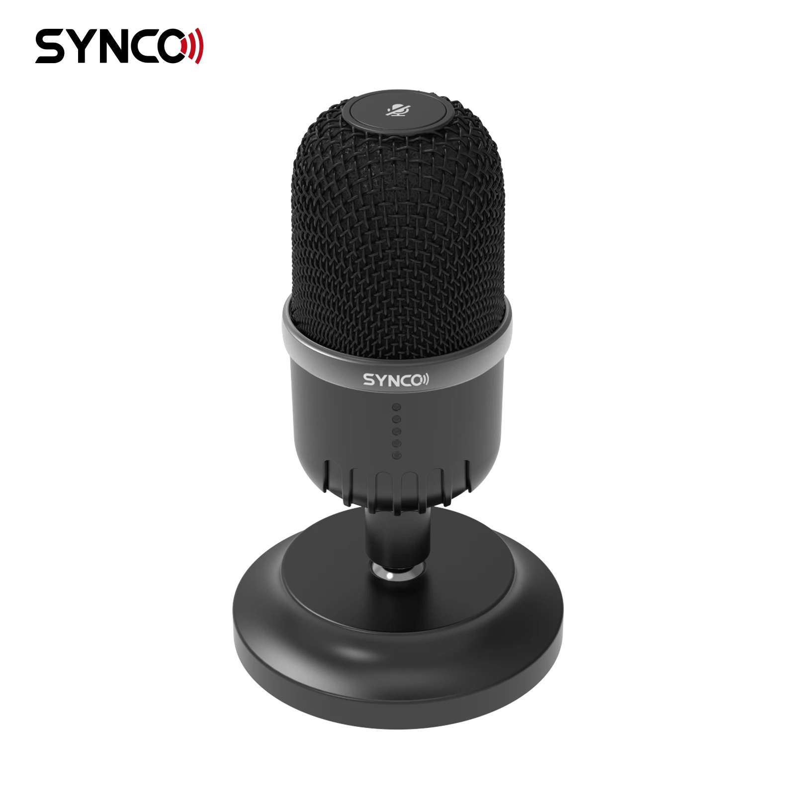 

SYNCO CMic-V1M Desktop USB Condenser Microphone Mic Cardioid Plug-and-Play One-Button Muting for Smartphone PC Live Streaming