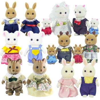 Lapin poupée 1/12 Micro maison de poupée renne mouton élépha...