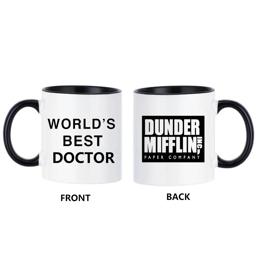 Music Parody TV The Office Mugs Dunder Mifflin Cups Lawyer Mugs Tea Coffeeware Engineer Teaware Friends Gifts Doctor Drinkware