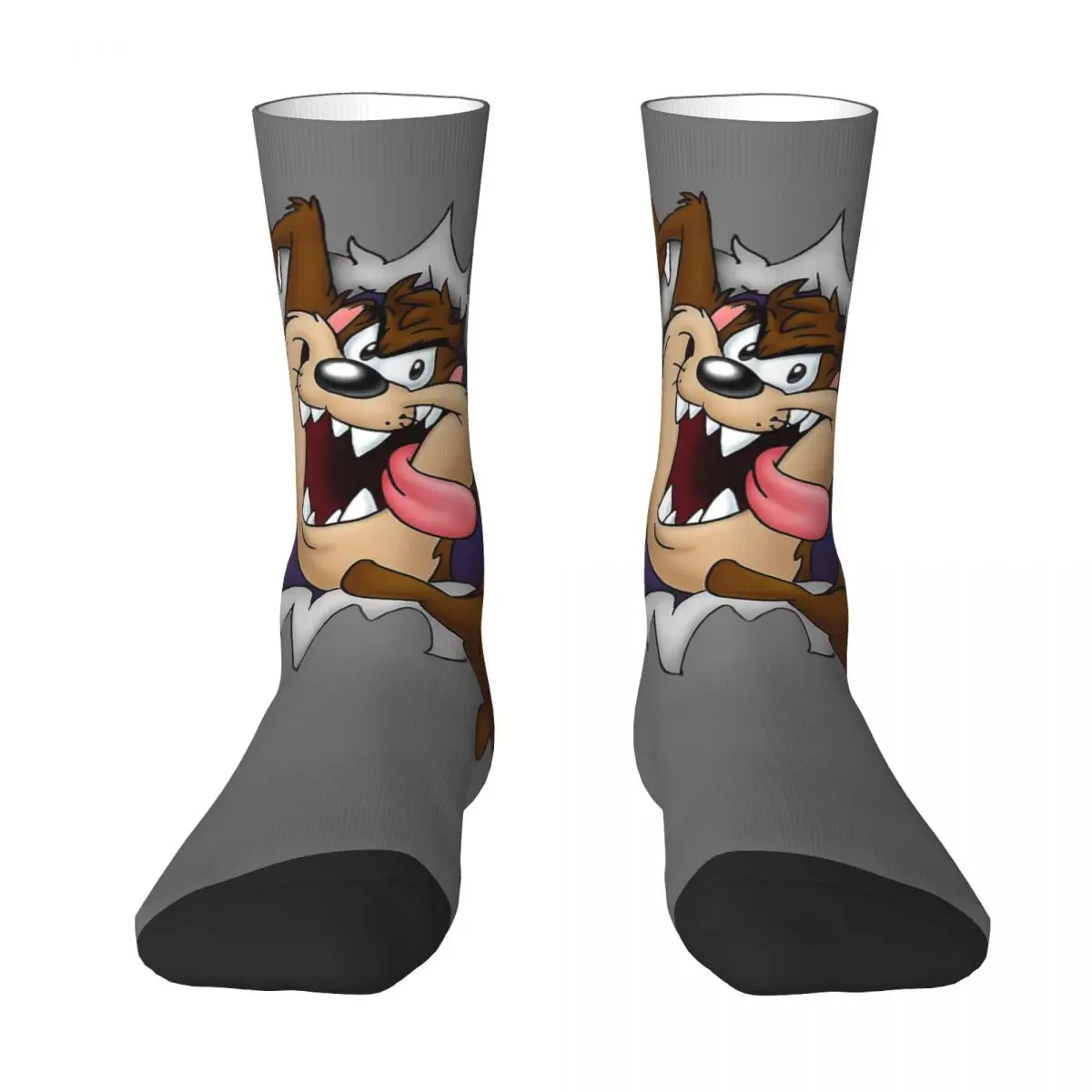 Tasmanian Devil Taz Cartoon Anime Unisex Spring Summer Autumn Winter Socks basketball Happy Socks street style Crazy Sock