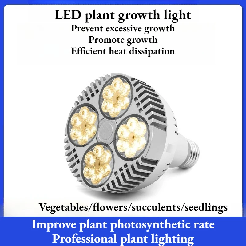 2026 Indoor 120W Plant Grow Lamp RWB Full Spectrum High PAR For Succulent Flower Supplement