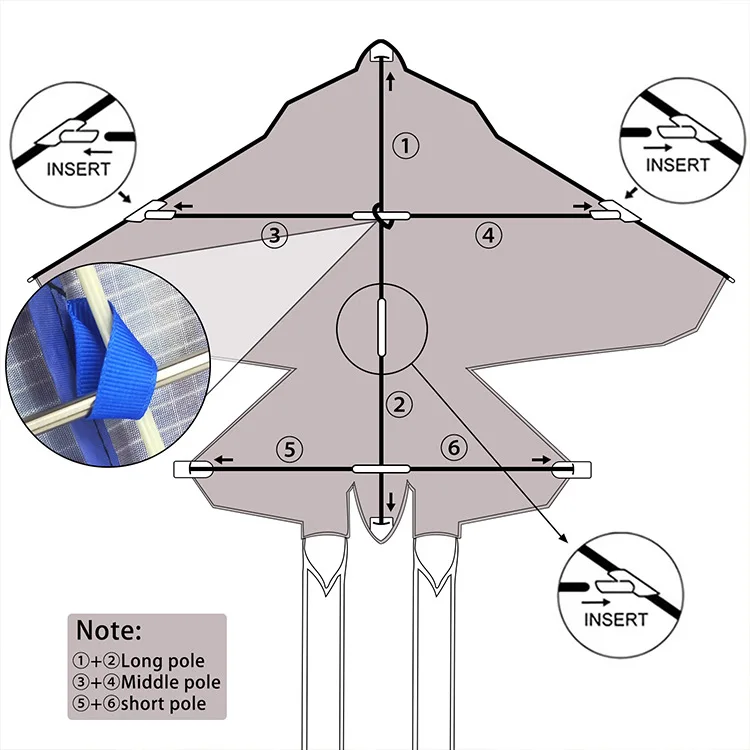 Cometa pastizales cometa brisa para volar niños adultos mariposa cola larga cometas cuerda guinga diversión al aire libre juego deportivo Juguetes