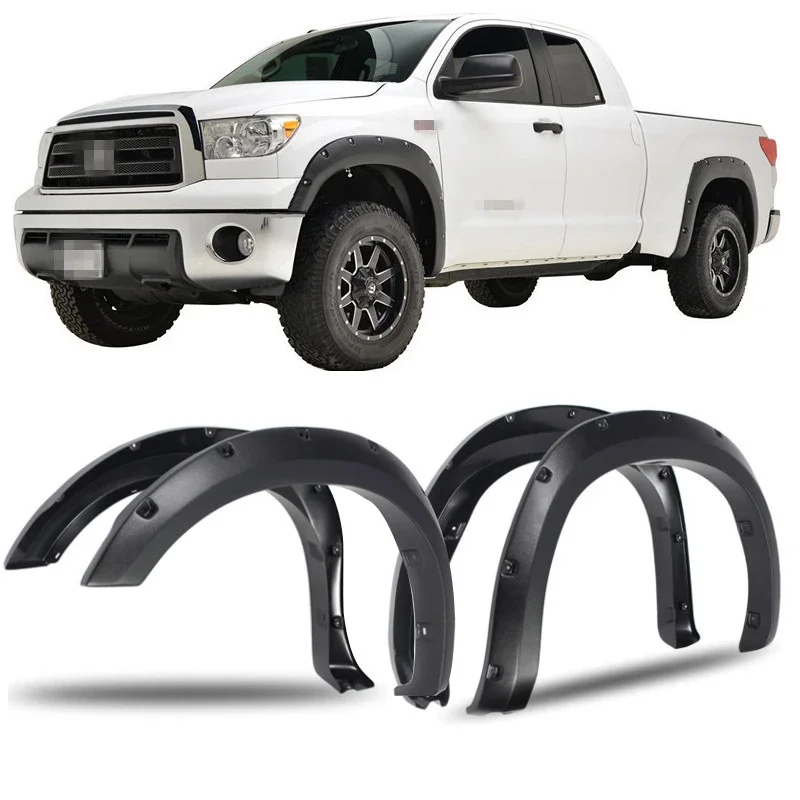 

Mudguards Wheel Arch Fender Flares For Toyota Tundra 2007-2013 Splash Guard Mud Flap Black for Base SR5 Platinum Limited