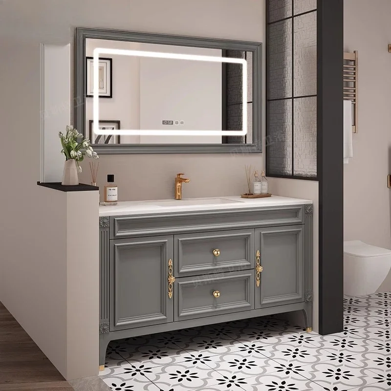 Modern Luxury Bathroom Cabinet Standing Drawer Corner Shelf Bathroom Cabinet Vanity Aesthetic Gabinete Unique Furniture