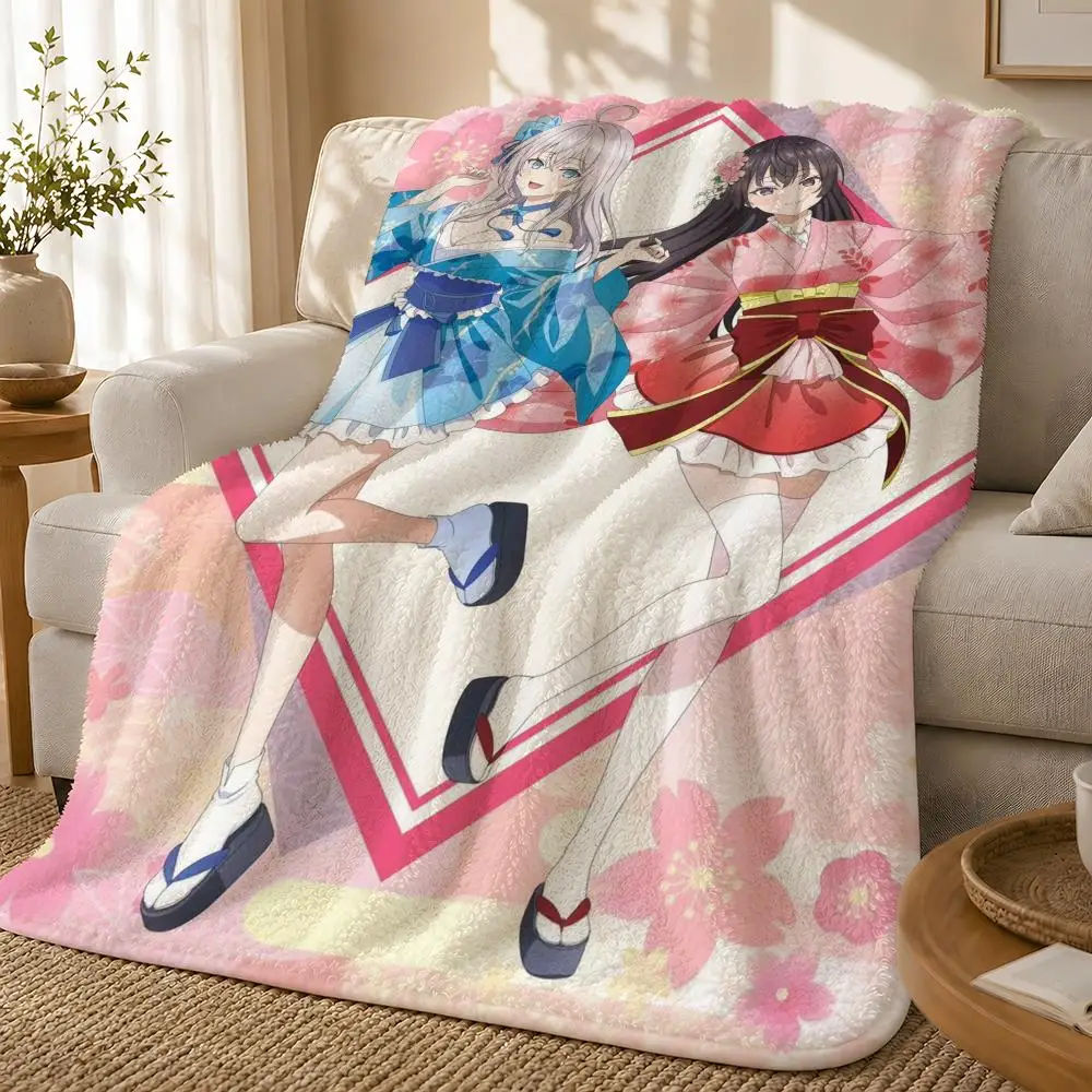 Alya Sometimes Hides Her Feelings Russian Throw 1pc Flannel Blanket Soft Lightweight Warm Cozy For Bedroom Sofa Bed