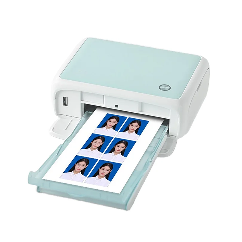 High-Speed 300DPI Mini Portable Wireless BT Photo Printer USB Interface Handheld Color Thermal Photo Machine Phone
