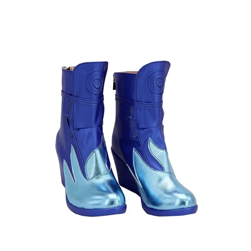 

Fast Delivery Fast Shipping Descendants 3 Evie Mal Cosplay Boot Men autumn shoes Women Thin Heel Version Carnival Christmas gift