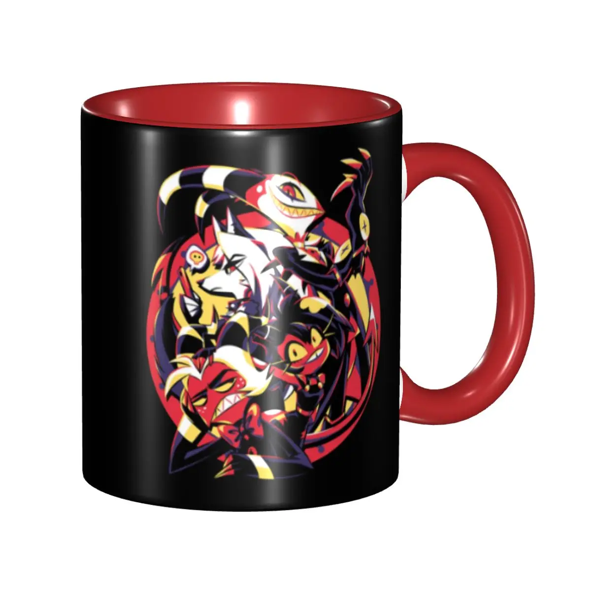 

DIY Funny Cartoon Comics Tv Helluva Boss Ceramic Mugs Personalized Coffee Cup Creative Gift