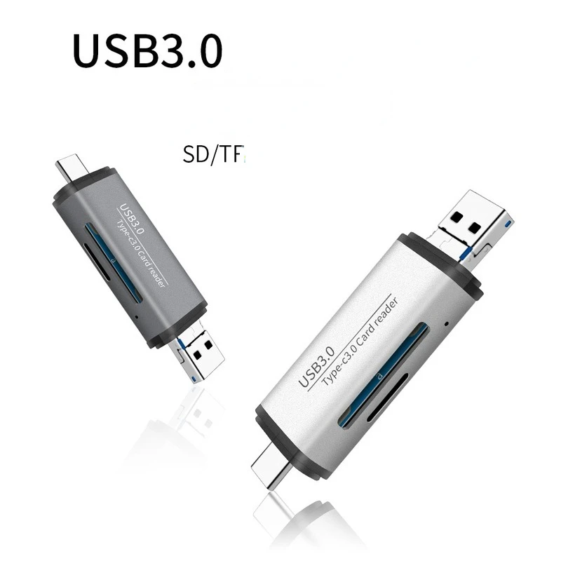 USB 3.0 Micro  Type C Card Reader SDHC  TF      OTG Adapter For Huawei Xiaomi Android Phone PC