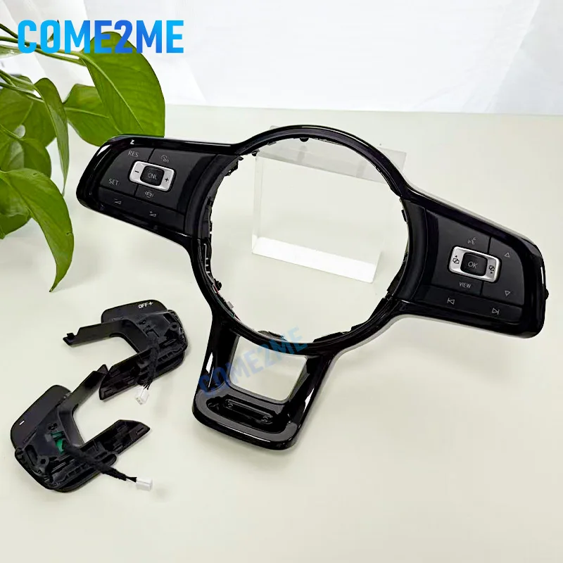 

Steering wheel paint frame, multifunctional buttons and shift paddles, suitable for Volkswagen Golf 7 Arteon GTI MK7