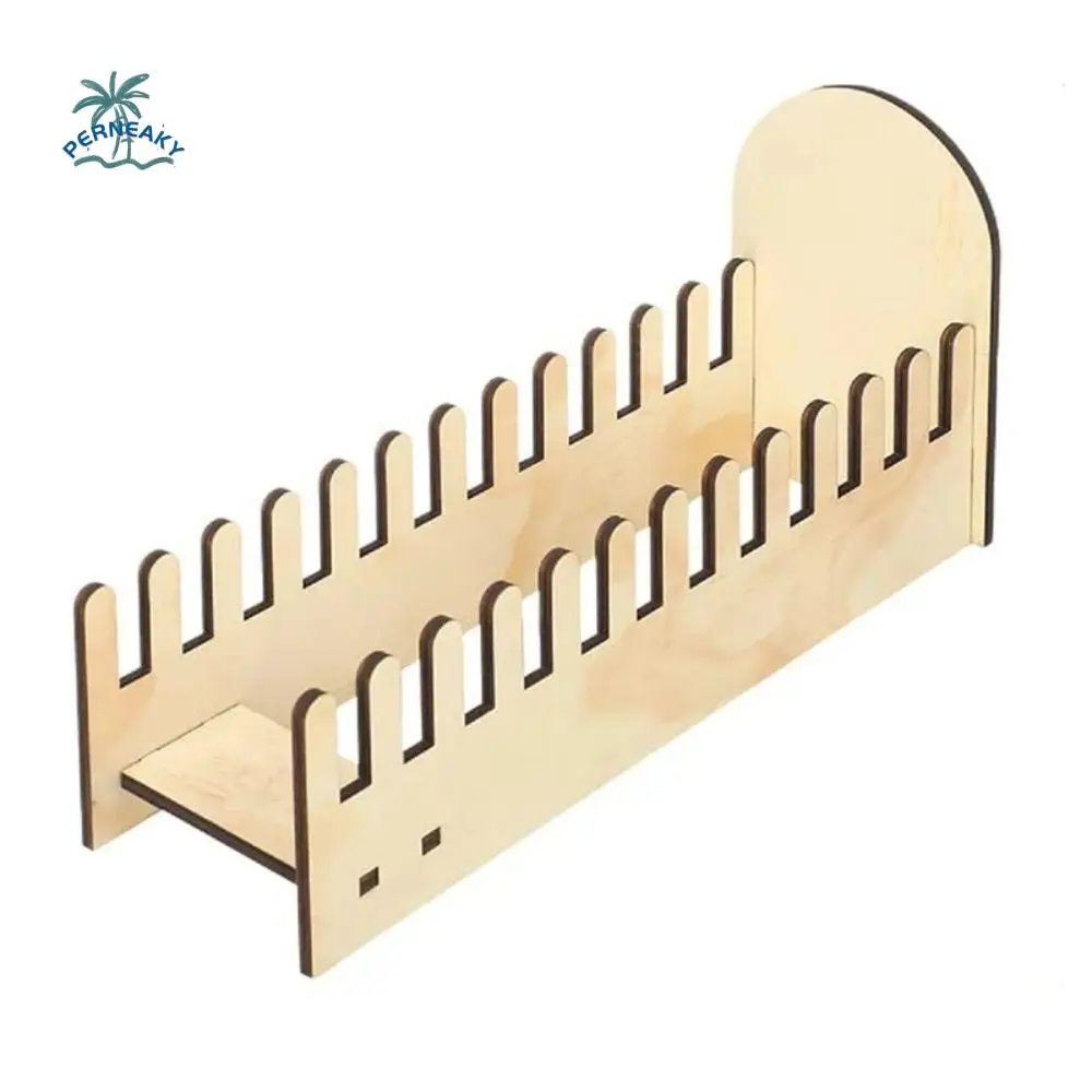 

4 Tier Wooden Greeting Card Display Stand Detachable Modern Design Business Card Storage Rack Decorative Rack Save Space