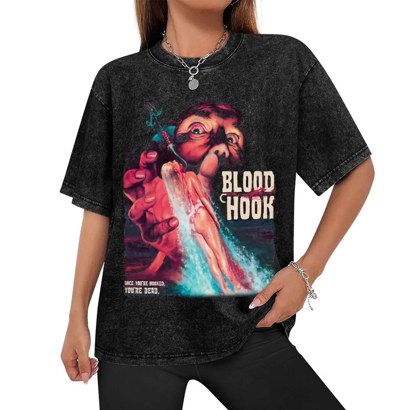 Blood Hook Essential T-Shirt sports fans anime stuff T-shirt men