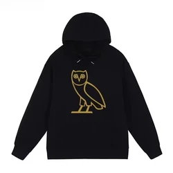 2024 Fashion Trend Brand Y2K Women Men Hooded Hoodie Drake Duck Album Egg Rap Hip-hop Simple Owl Pattern Hoodie Sweatshirt