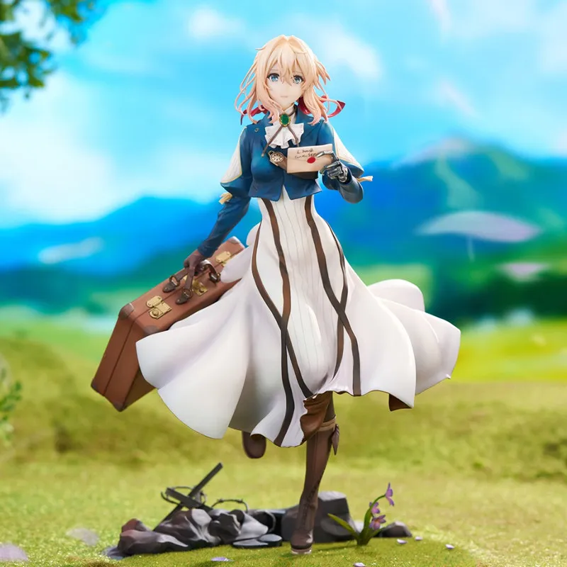 Violet Evergarden Anime Action Figure Doll Model Desktop Ornament Decoration Collectible Toys Festival Gift For Anime Fans