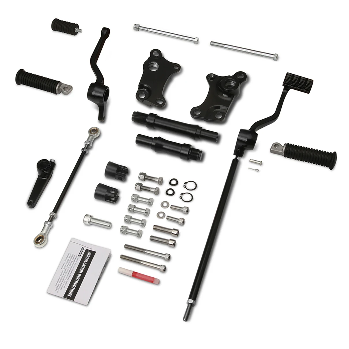 Black Sportster Forward Foot Controls For  883 1200 forward controls For  Sportster XL 1991-2003