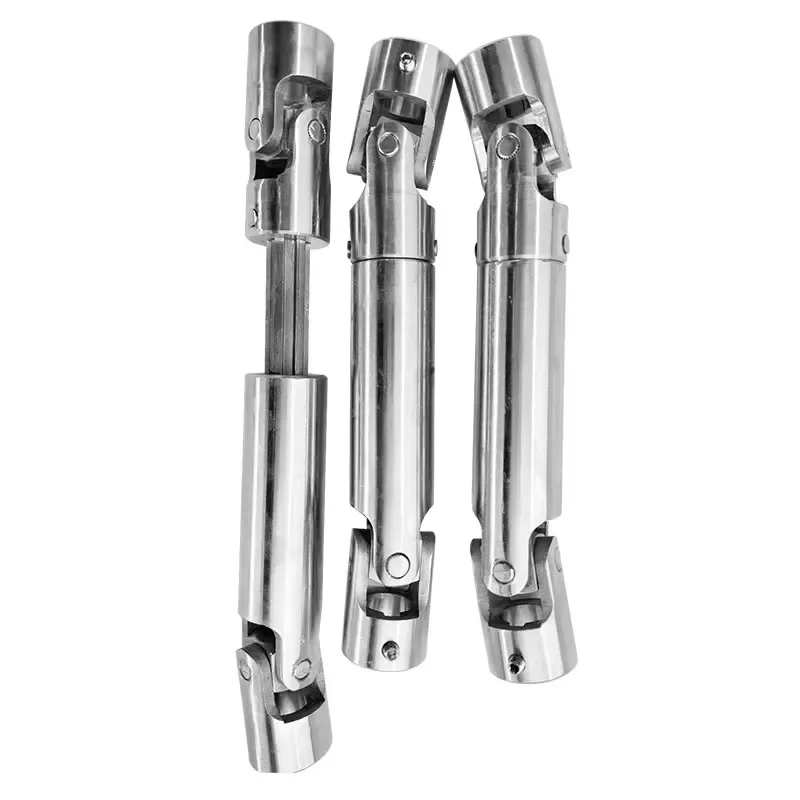 304 Stainless Steel Sliding Telescopic Universal Joint, Small Precision Cross Universal Joint Coupling