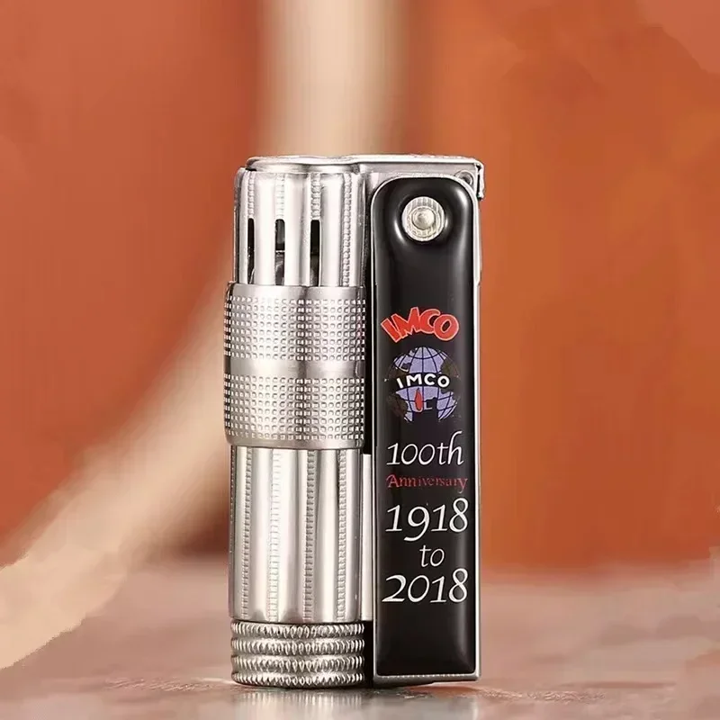 IMCO Original 100th Anniversary Mechanical Kerosene Lighter Flint Wheel Windproof Limited Edition Lighter Cigar Men's Igniter - Image 4