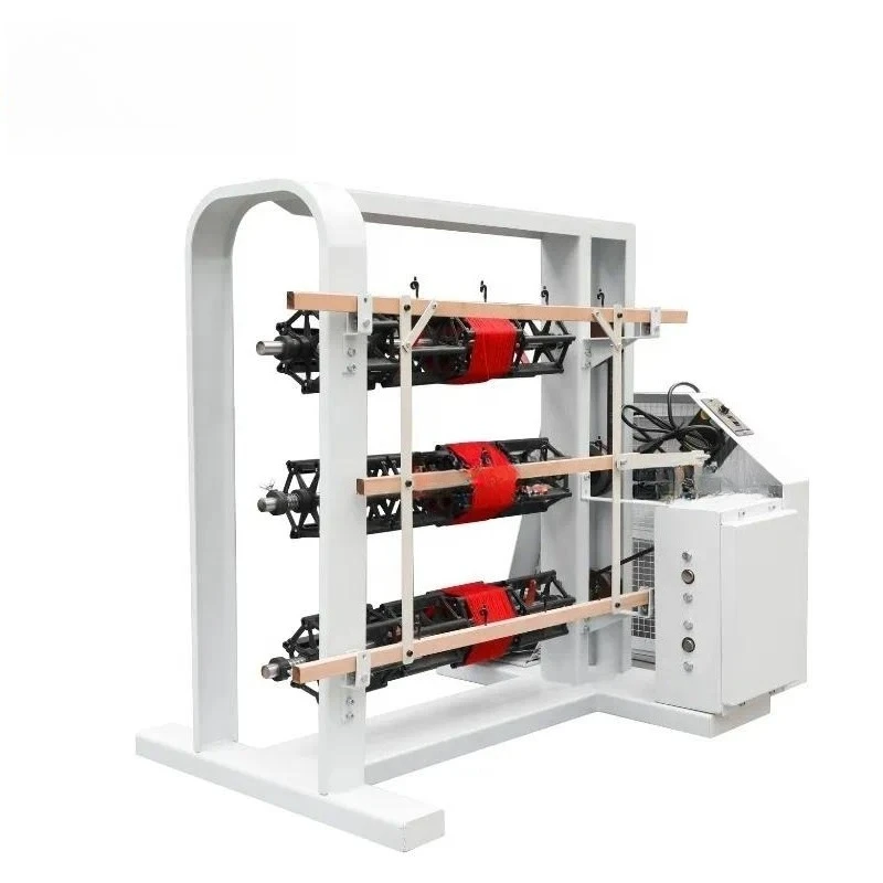 12 Heads Yarn Recycling Machine 220V AC Back Winding Machine