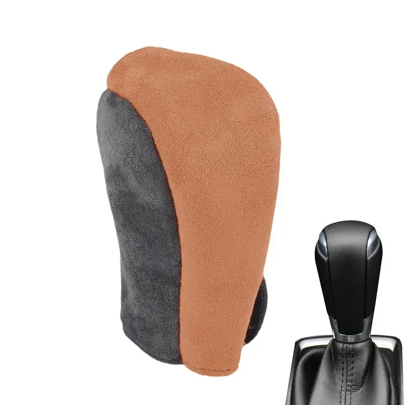 Universal Gear Shift Knob Cover Manual Gear Shift Lever Sleeve Gear Stick Car Wrapping Hanld Moulding Pad Shift Knob Cover