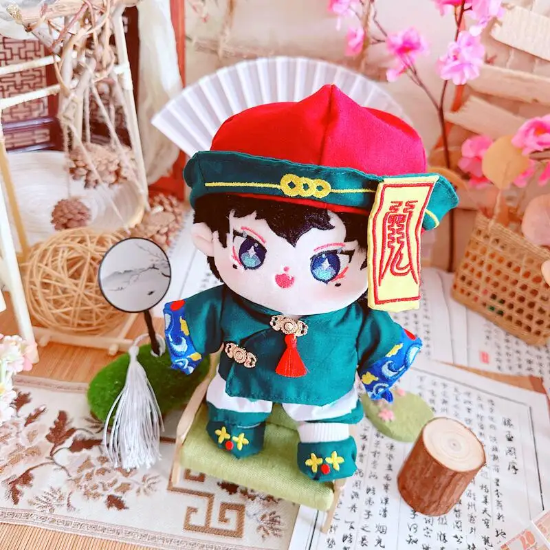 20cm Plush Doll Clothes Mini Kpop Skz Virtual Idol Chinese Zombie Kawaii Outfit 2 Styles Toys Accessories Free Shipping Items