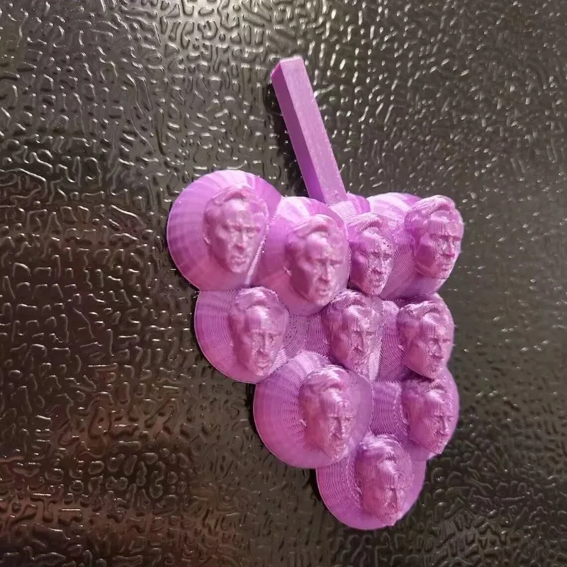 

Funny fruit bitter melon refrigerator sticker, resin pendant creative and interesting home daily refrigerator sticker