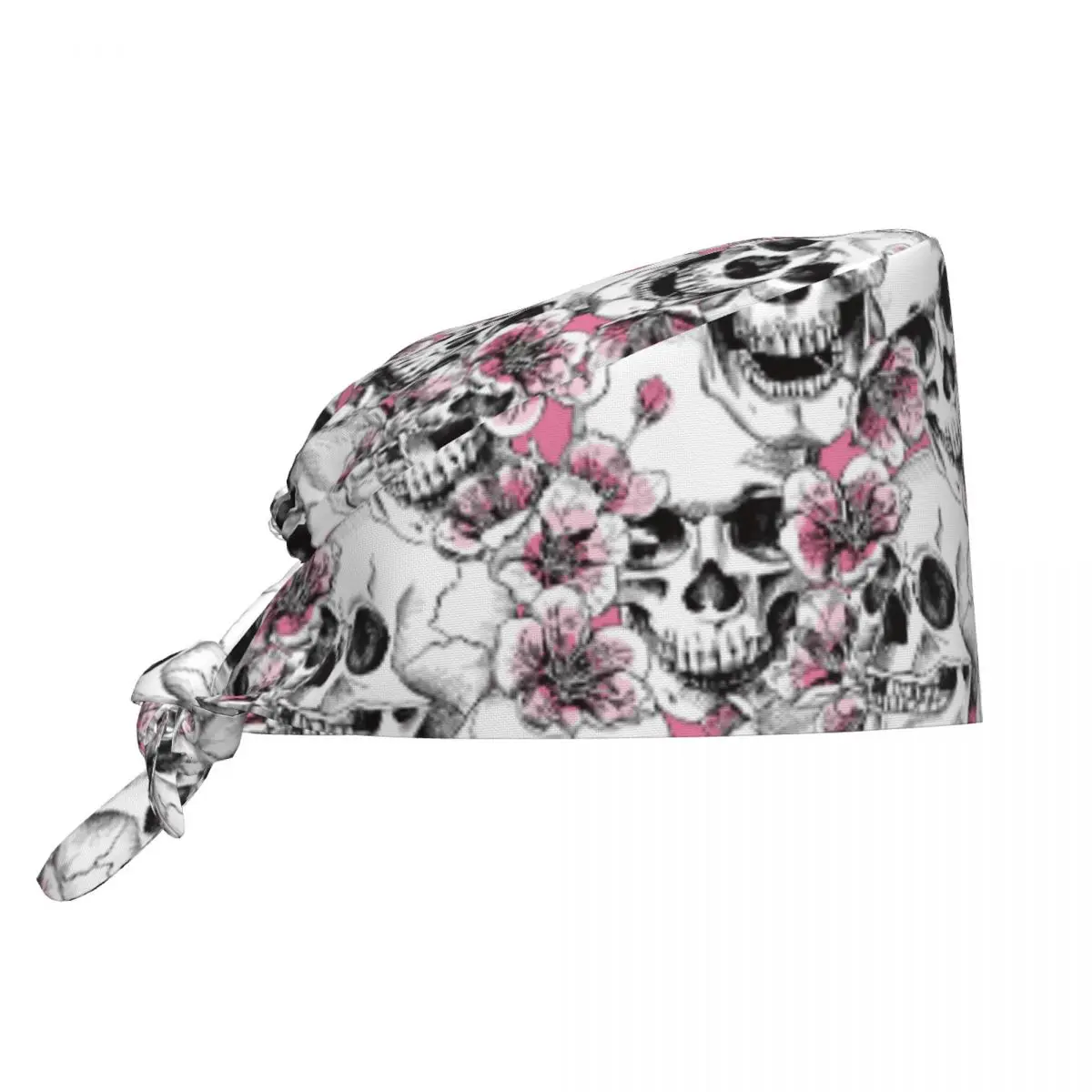 الأزهار الجمجمة الدعك قبعة خمر خمر الجمال الحيوانات الأليفة الطبيب البيطري الجراحية قبعات الرجال النساء ممرضة طبيب الأسنان سبا قبعات العمل قبعة