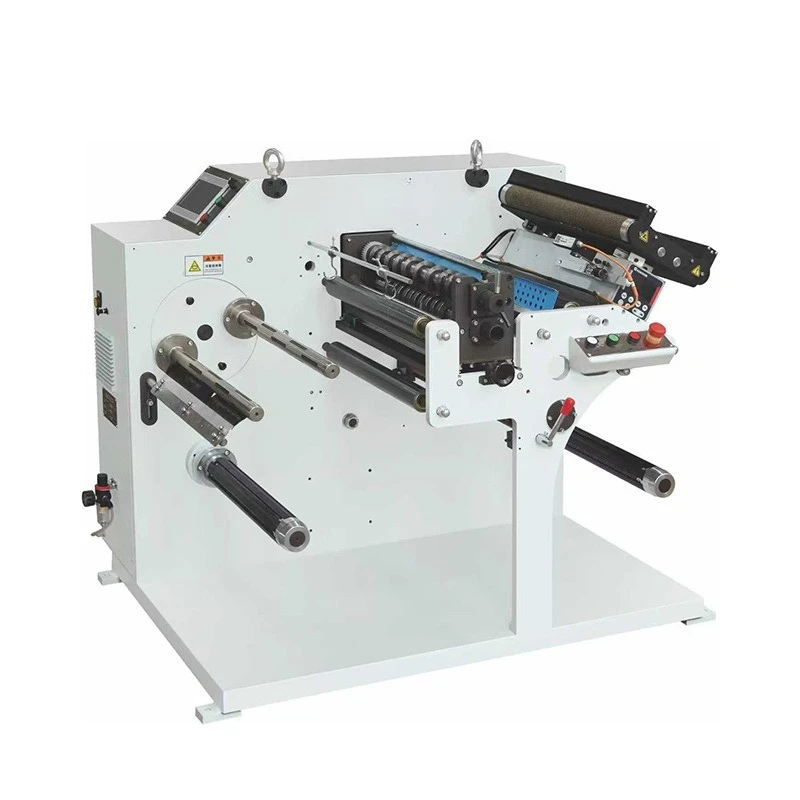 350 turntable medium speed slitting machine automatic self-adhesive label slitting machine reel collection