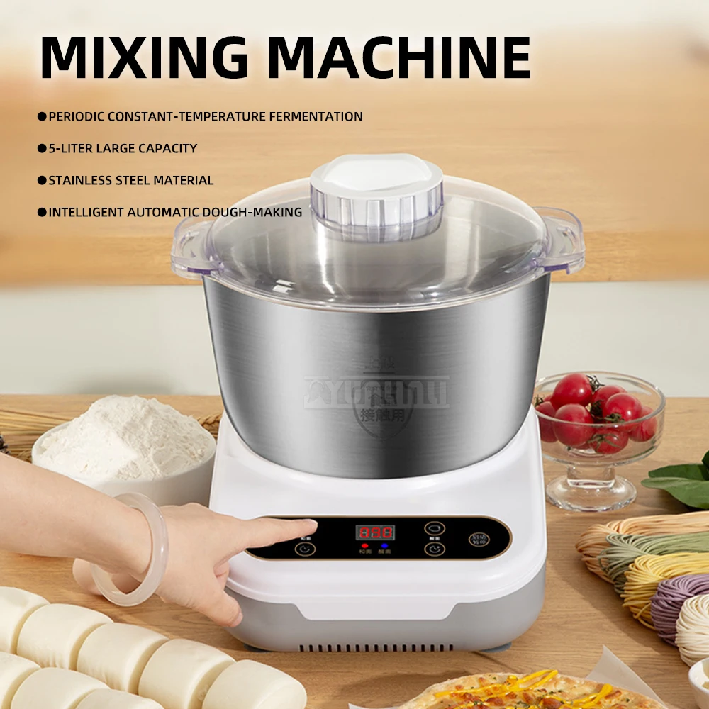 Automatic Dough Fermentation Mixing Machine Multifunctional Home Kneading Machine Chef Machine