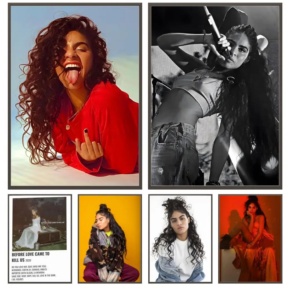 Póster de cantante j-Jessie Reyez, arte de pared impermeable HD versátil, decoración autoadhesiva para cualquier espacio, regalo Ideal