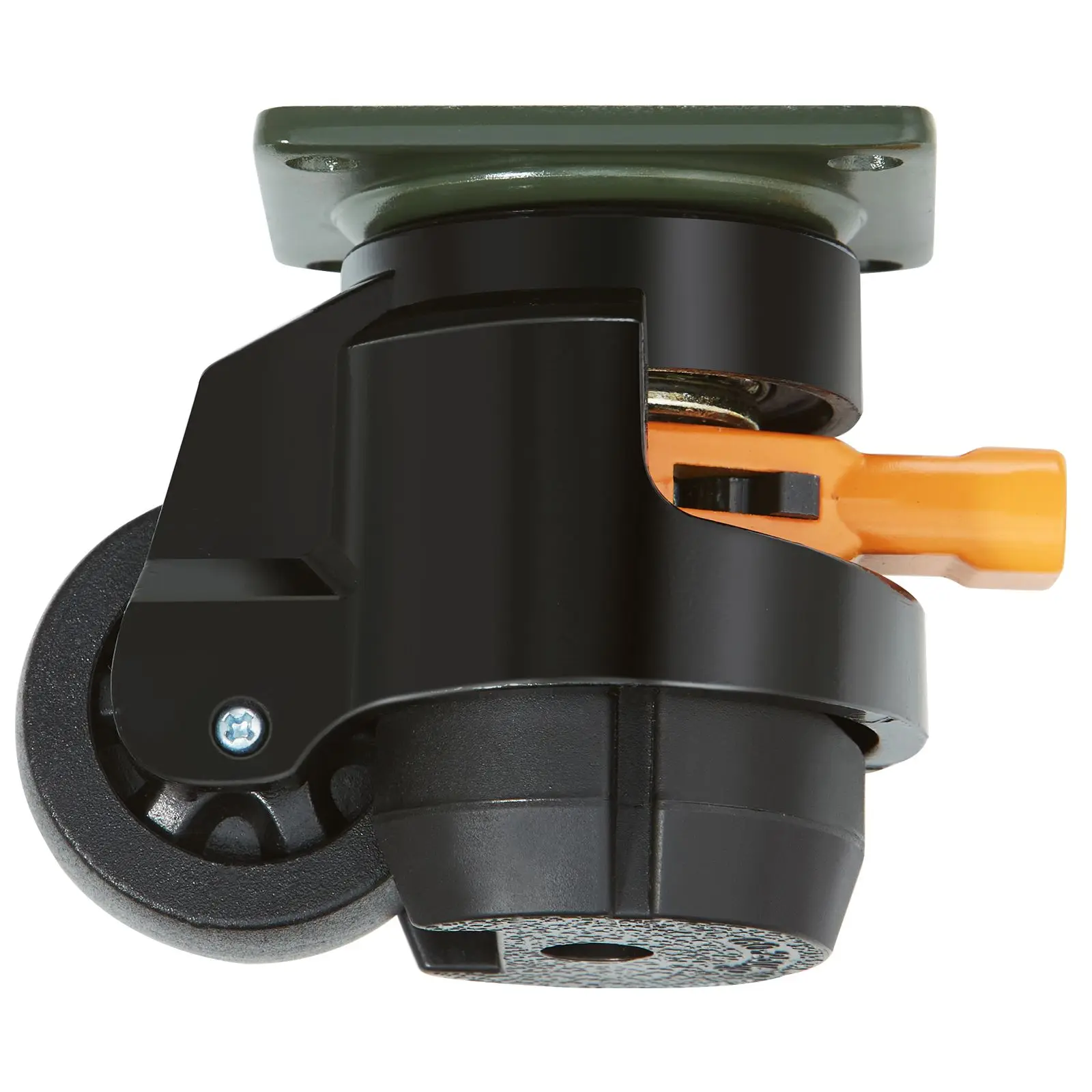 Leveling Casters, 4-Pack Heavy Duty 360° Swivel Caster Wheels Hold up to 1100 lbs Load, 2 inches Caster Diameter, Adjustable Casters with Upgraded Handle Design and Feet for Workbench & Machine